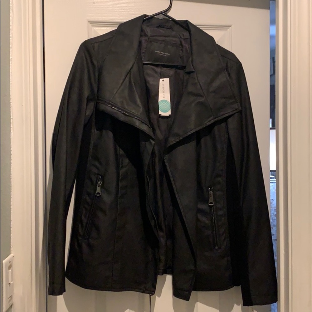 Marc New York Kayseri Faux Leather Moto jacket